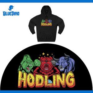 Rampage HODLING APES Design, Amc nation, Rampage Influence - Premium hoodie